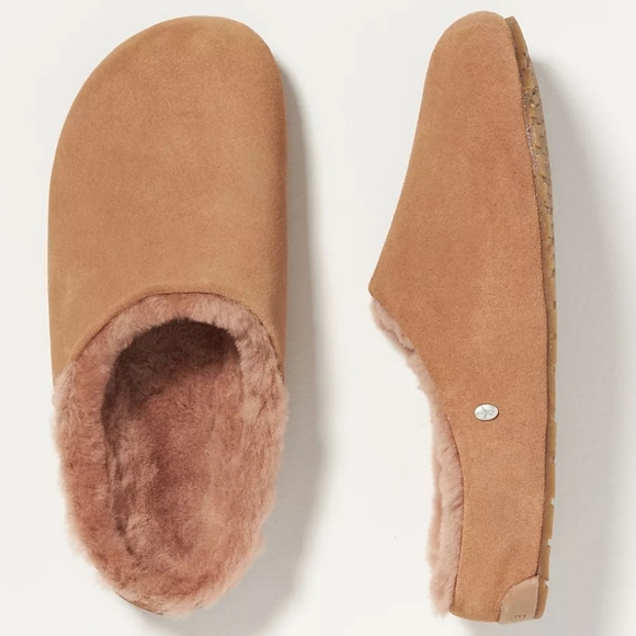 Anthropologie Shoes - Emu Monch Slippers - Camel